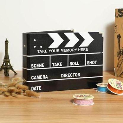 Kép Élmény napló/fotóalbum filmcsapó + kreatív matrica szett