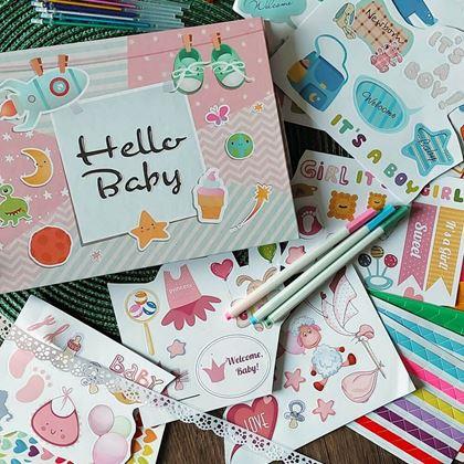 Kép valamiből Gyerek fényképalbum + kreatív matrica készlet