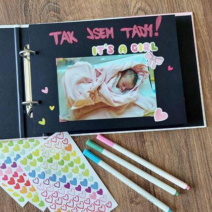 Kép valamiből Gyerek fényképalbum + kreatív matrica készlet