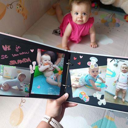 Kép Élmény napló/gyermek fotóalbum + kreatív matrica szett