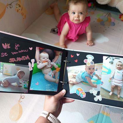 Kép valamiből Gyerek fényképalbum + kreatív matrica készlet