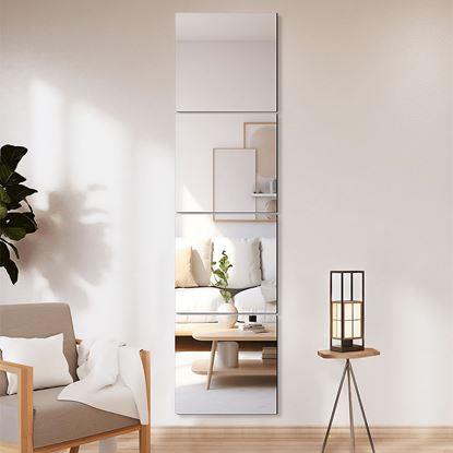 Kép Öntapadós tükörcsempék 20x20 cm, 4 db