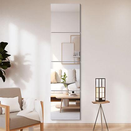 Kép valamiből Öntapadós tükörcsempék 20x20 cm, 4 db