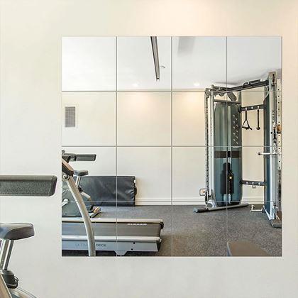 Kép valamiből Öntapadós tükörcsempék 20x20 cm, 4 db