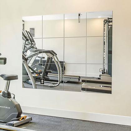 Kép valamiből Öntapadós tükörcsempék 20x20 cm, 4 db