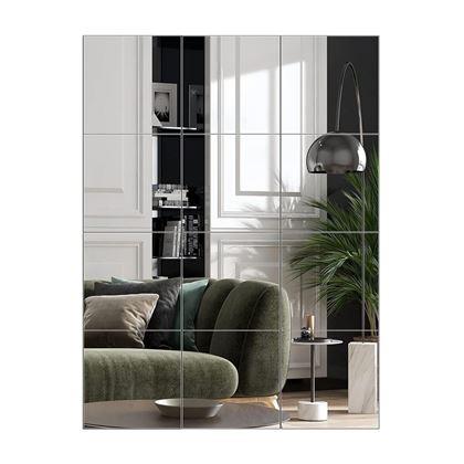 Kép valamiből Öntapadós tükörcsempék 20x20 cm, 4 db