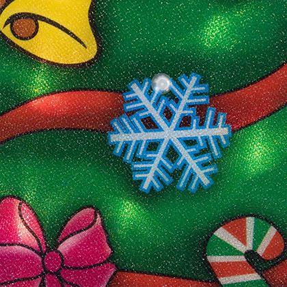 Kép valamiből Világító LED dekoráció ablakra - karácsonyfa