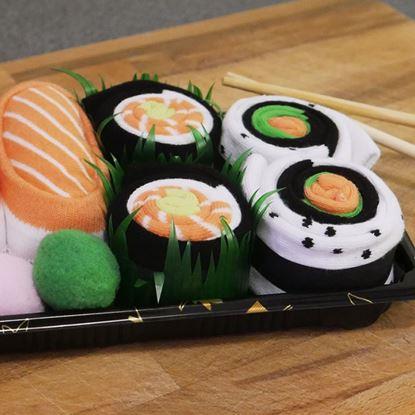 Kép Vidám zokni - sushi készlet
