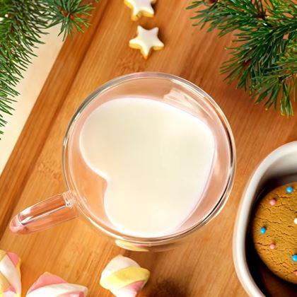 Kép valamiből Duplafalú üvegbögre – szívecske