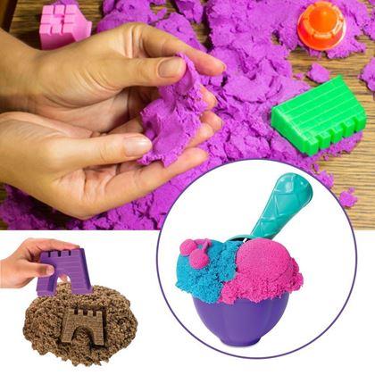 Kép valamiből Modellező folyékony homok mega szett 2000 g - műanyag vödör