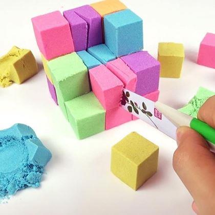 Kép valamiből Modellező folyékony homok mega szett 2000 g - műanyag vödör