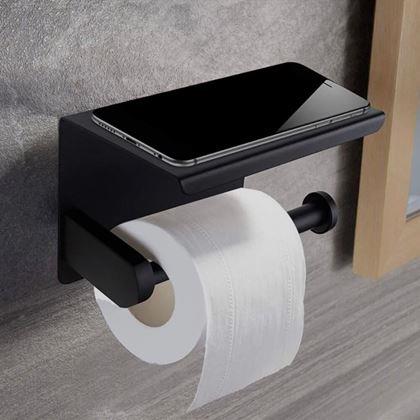 Kép valamiből Fém WC-papír tartó 2in1