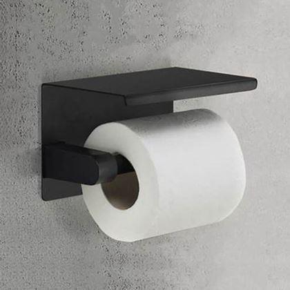 Kép valamiből Fém WC-papír tartó tárolópolccal