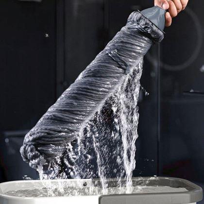 Kép valamiből Önkicsavaró, rojtos, kerek felmosó