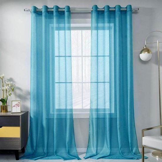 Kép valamiből Voile függöny 130 x 230 cm  -  kék