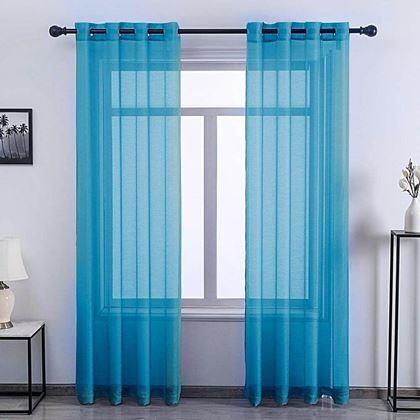 Kép valamiből Voile függöny 130 x 230 cm  -  kék