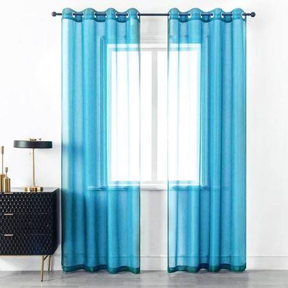 Kép valamiből Voile függöny 130 x 230 cm  -  kék