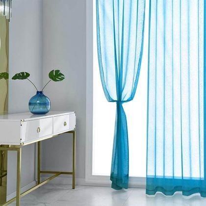 Kép valamiből Voile függöny 130 x 230 cm  -  kék
