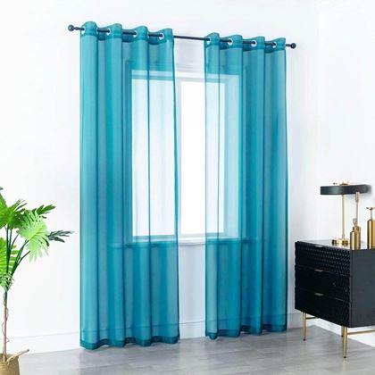 Kép valamiből Voile függöny 130 x 230 cm  -  kék