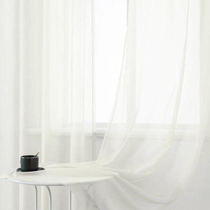 Kép valamiből Voile függöny 130 x 230 cm  -  krémszínű