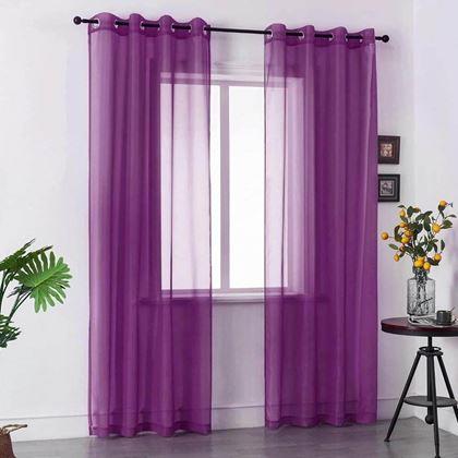 Kép valamiből Voile függöny 130 x 230 cm  -  bordó