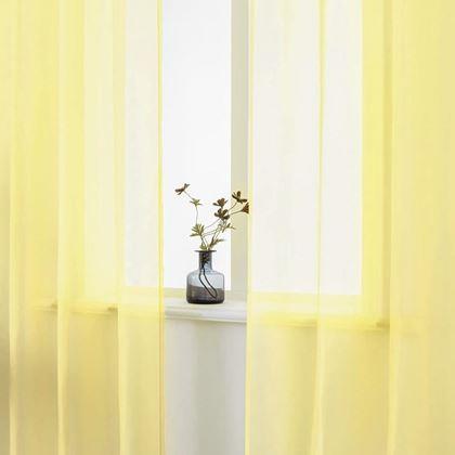 Kép valamiből Voile függöny 130 x 230 cm  -  sárga