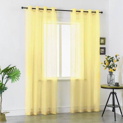 Kép valamiből Voile függöny 130 x 230 cm  -  sárga