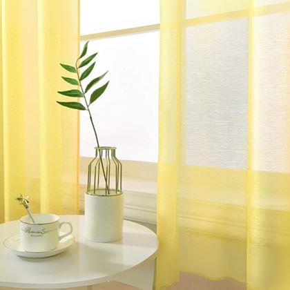 Kép valamiből Voile függöny 130 x 230 cm  -  sárga