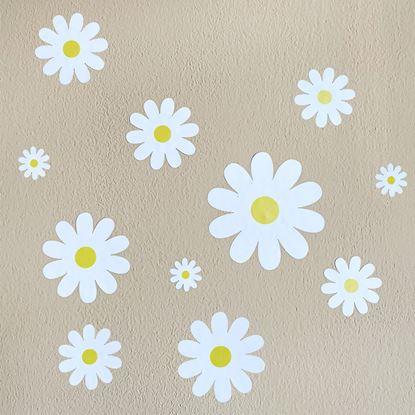 Kép Fali matrica - százszorszépek, 10 d