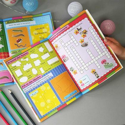 Kép valamiből Angol gyakorlófüzet + 100 matricával -  Állatok