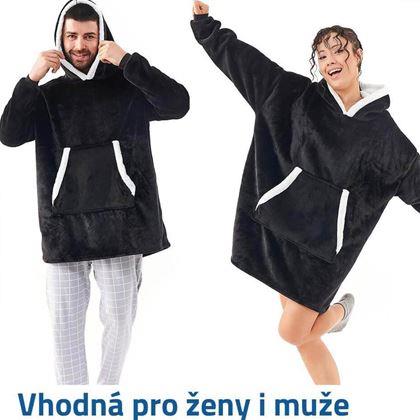 Kép valamiből Meleg pulóver szőrmével  -  fekete