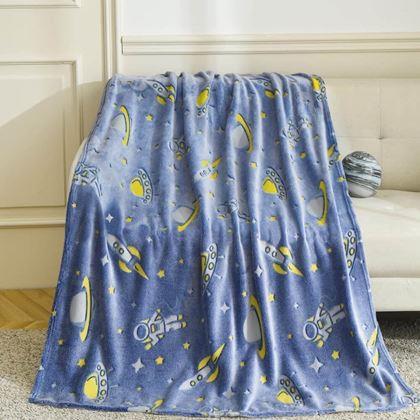 Kép valamiből Világító pokróc  -  világűr