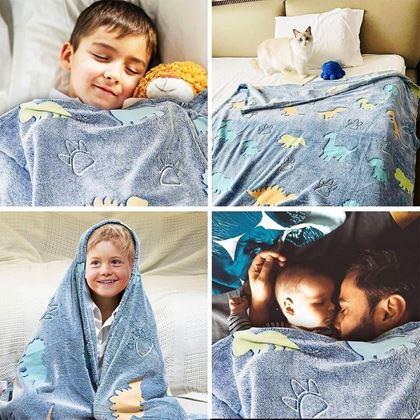 Kép valamiből Világító pokróc  -  dinoszaurusz