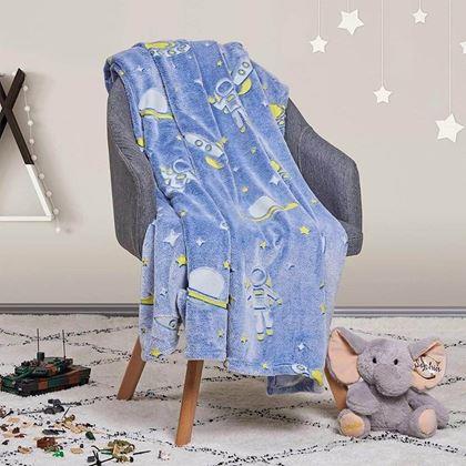 Kép valamiből Világító pokróc  -  világűr