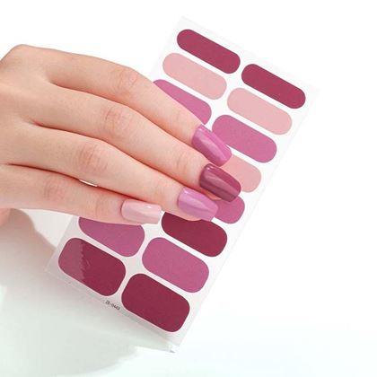 Kép valamiből Körömmatricák  - sötét rózsaszín keverék