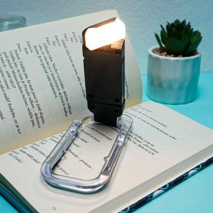 Kép valamiből Összecsukható LED olvasólámpa csipesszel
