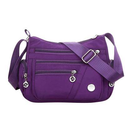 Kép valamiből Válltáska  -  lila