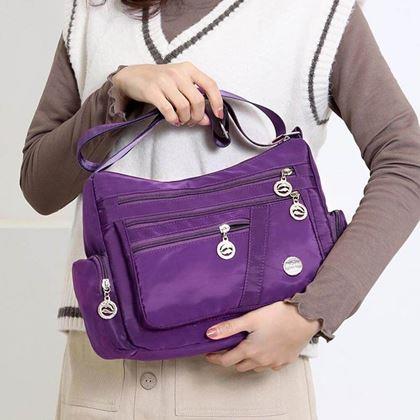 Kép valamiből Válltáska  -  lila