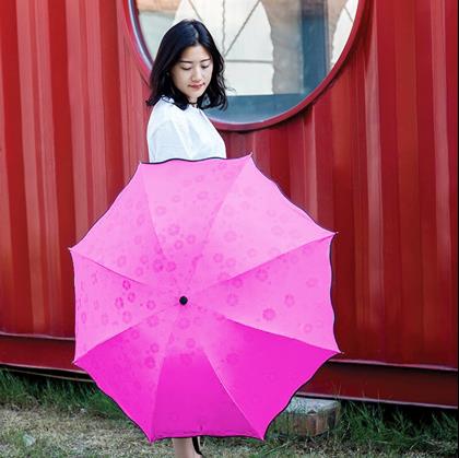 Kép valamiből Varázsesernyő összecsukható -  sötétrózsaszín