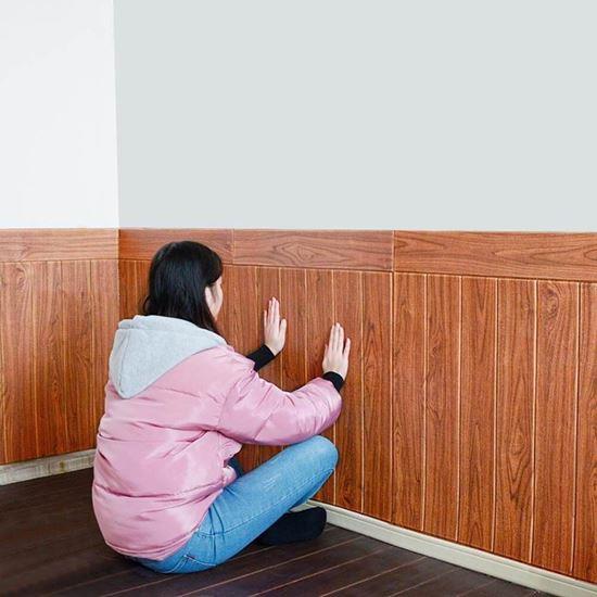 Kép valamiből 3D tapéta fa burkolat - cédrus