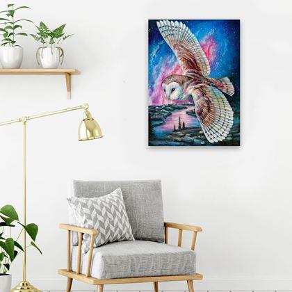 Kép valamiből Gyémántszemes kirakó – fa - Gyöngybagoly