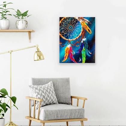 Kép valamiből Gyémántszemes kirakó – fa - álomfogó