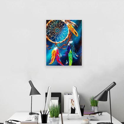 Kép valamiből Gyémántszemes kirakó – fa - álomfogó