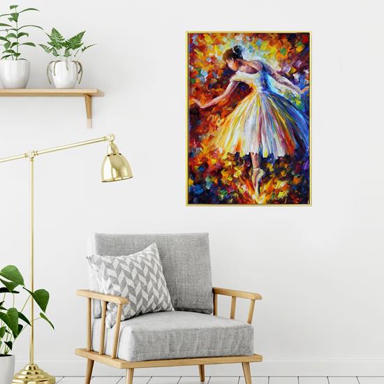 Kép valamiből Gyémántszemes kirakó – fa - balerina