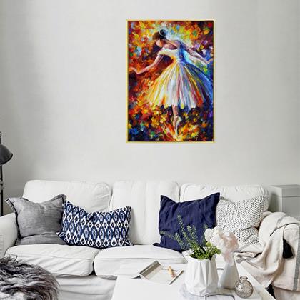 Kép valamiből Gyémántszemes kirakó – fa - balerina