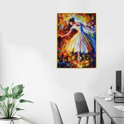 Kép valamiből Gyémántszemes kirakó – fa - balerina