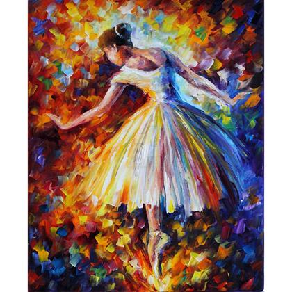 Kép valamiből Gyémántszemes kirakó – fa - balerina