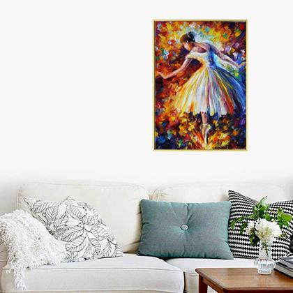 Kép valamiből Gyémántszemes kirakó – fa - balerina