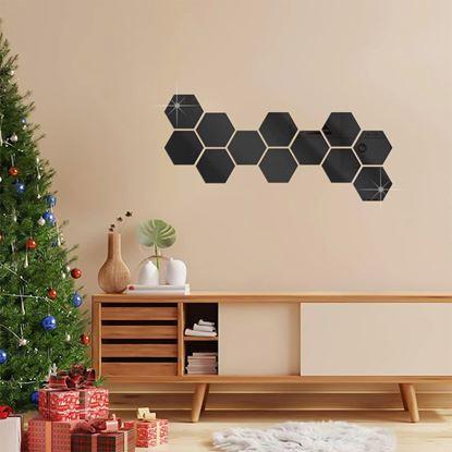 Kép Hexagonális tapéta 10 db