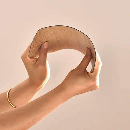 Kép valamiből 10 db öntapadós hatszögletű panel - világos fa